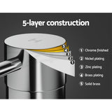 Cefito Bathroom Tap Shower Twin Tap Faucet Basin Sink Bath Swivel Chrome - Cefito