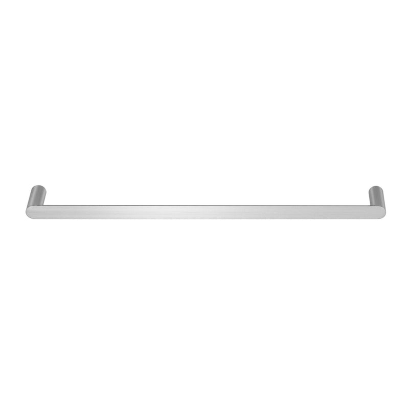 Towel Rail Rack Holder Single 600mm Wall Mounted Stainless Steel Silver