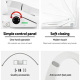 Cefito Non Electric Bidet Toilet Seat Cover Bathroom Spray Water Wash V Shape - Cefito