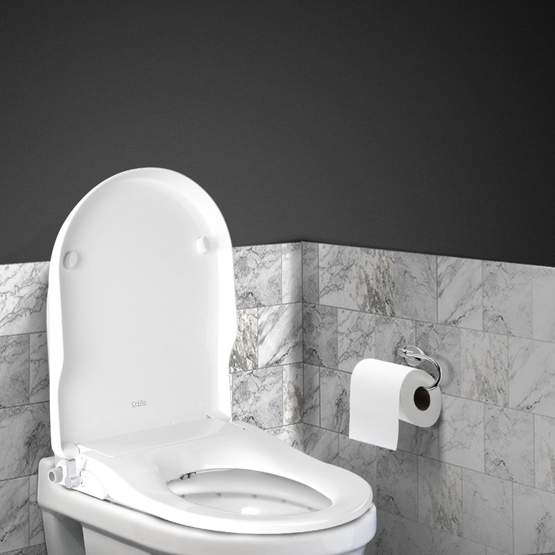 Cefito Non Electric Bidet Toilet Seat Bathroom White
