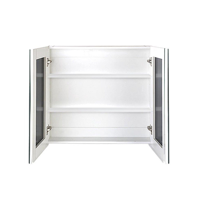 Cefito Bathroom Vanity Mirror with Storage Cabinet - White - Cefito
