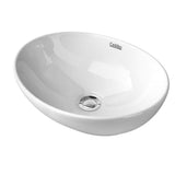 Cefito Ceramic Oval Sink Bowl White