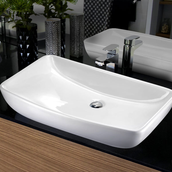 Cefito Ceramic Rectangle Sink Bowl White