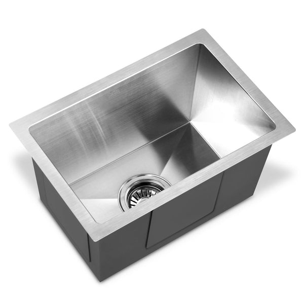 Cefito 30cm x 45cm Stainless Steel Kitchen Sink Under/Top/Flush Mount Silver - Cefito