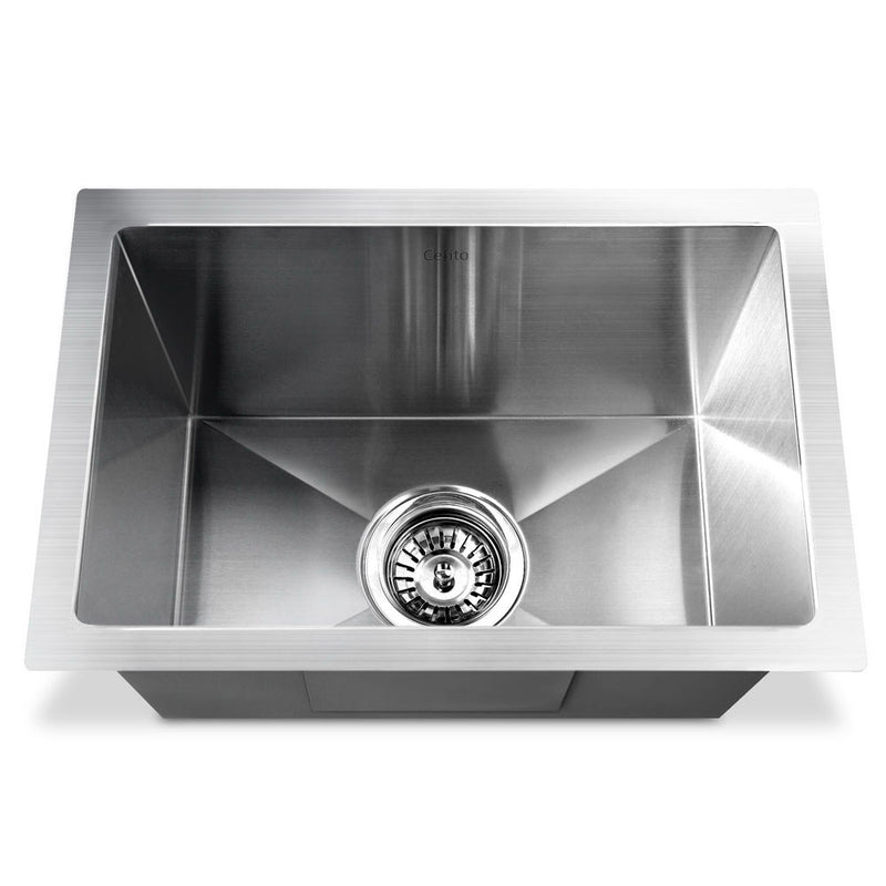 Cefito 30cm x 45cm Stainless Steel Kitchen Sink Under/Top/Flush Mount Silver - Cefito