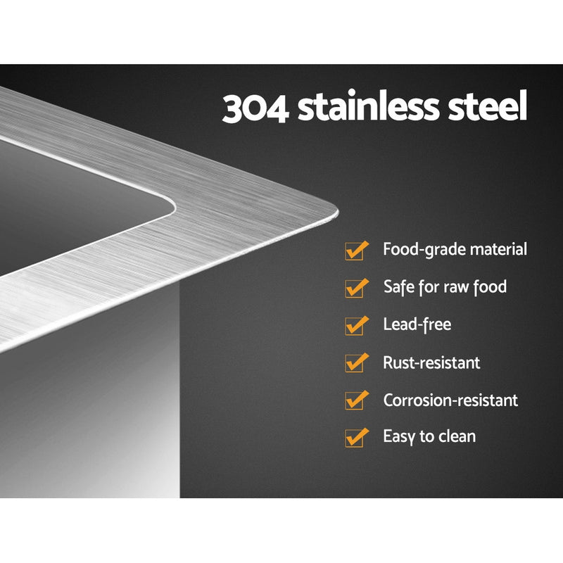 Cefito 390 x 450mm Stainless Steel Sink