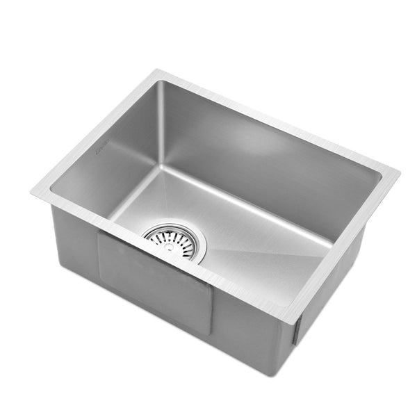 Cefito 34cm x 44cm Stainless Steel Kitchen Sink Under/Top/Flush Mount Silver - Cefito