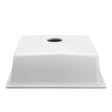 Cefito Stone Kitchen Sink 450X450MM Granite Under/Topmount Basin Bowl Laundry White - Cefito
