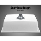 Cefito Granite Stone Kitchen Laundry Sink Bowl Top or Under Mount 610mm x 470mm White