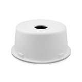 Cefito Stone Kitchen Sink Round 430mm Granite Under/Top Mount Basin Bowl Laundry White