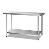 Cefito 1524mm x 610mm Commercial Stainless Steel Kitchen Bench