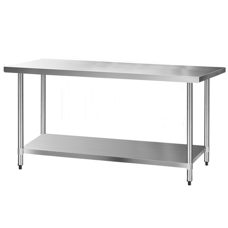 Cefito 1829mm x 762mm Commercial Stainless Steel Kitchen Bench