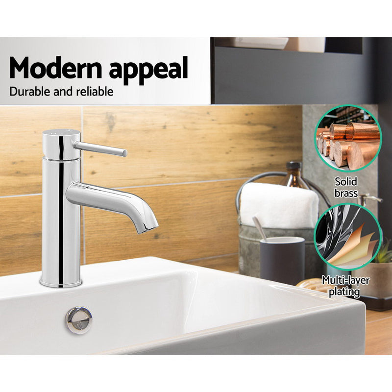 Cefito Basin Mixer Tap Faucet Silver - Cefito