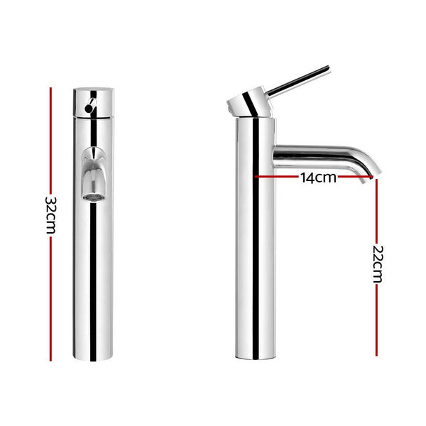 Cefito Basin Mixer Tap - Silver - Cefito