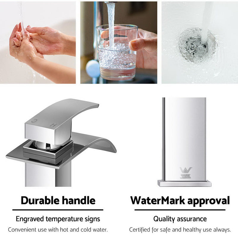 Cefito Basin Mixer Tap - Silver - Cefito
