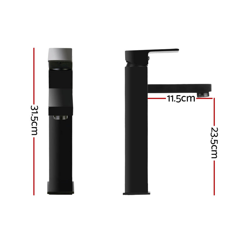 Cefito Basin Mixer Tap Faucet Black - Cefito