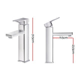 Cefito Basin Mixer Tap Faucet Silver - Cefito