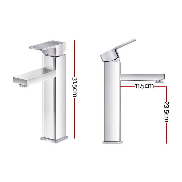 Cefito Basin Mixer Tap Faucet Silver - Cefito