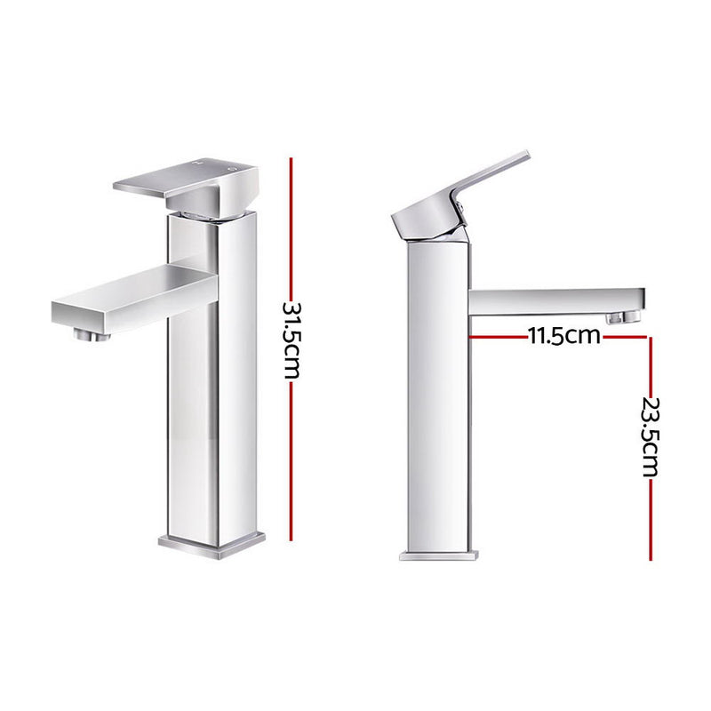 Cefito Basin Mixer Tap Faucet Silver - Cefito