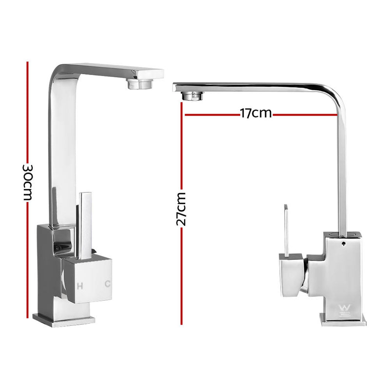 Cefito Kitchen Mixer Tap - Silver - Cefito