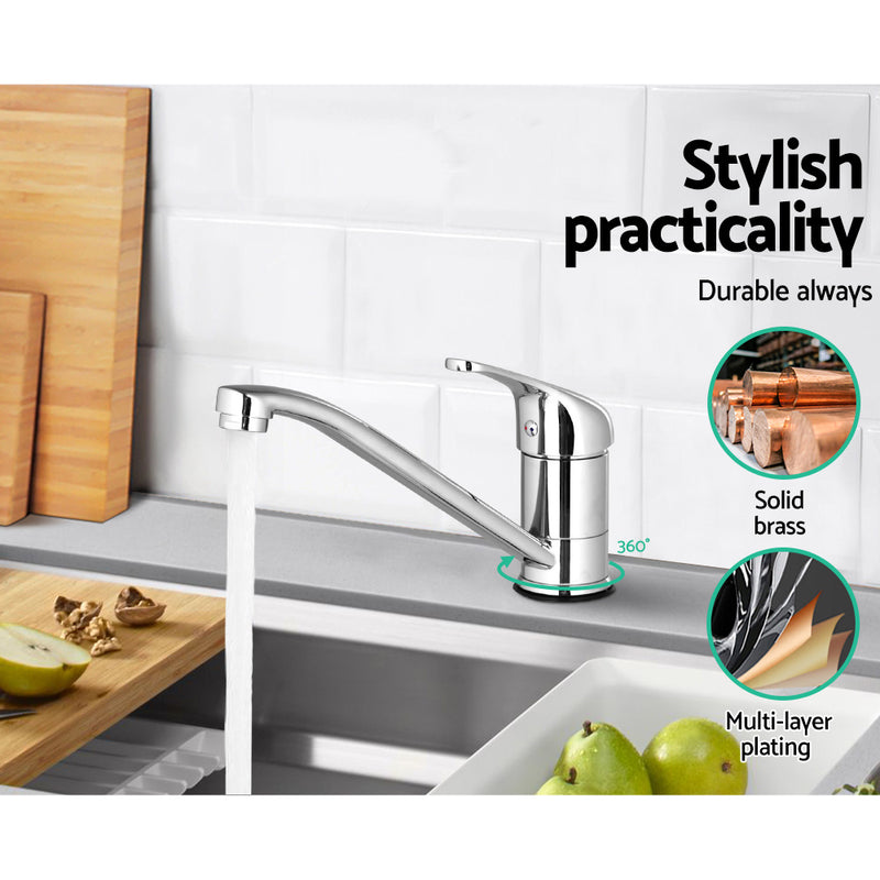 Cefito Basin Mixer Tap - Silver - Cefito