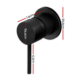 Cefito Bathroom Mixer Shower Wall Tap Faucet Basin Sink Bathtub Brass Black - Cefito