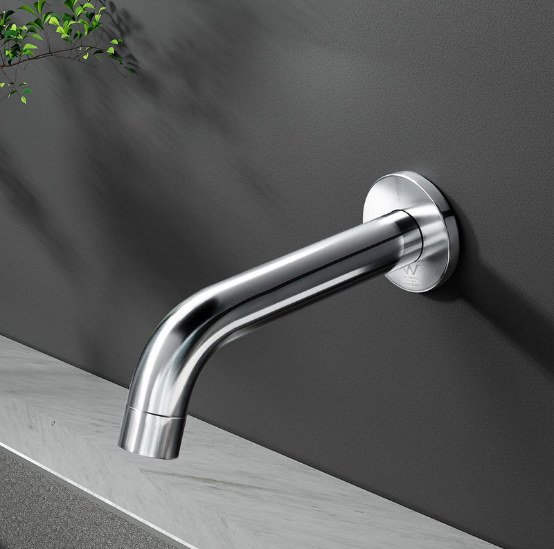 Cefito Bathroom Spout Wall Mounted Faucet Basin Sink Laundry Bathtub Chrome - Cefito