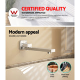 Cefito Bathroom Mixer Spout Wall Bath Tap Square Swivel Bathtub Chrome - Cefito